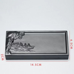 6 Inch 8 inch anhui Handmade Inkstone Water Ripple Ink Stone Natural Inkstone Traditional Painting Calligraphy Special Ink Stone