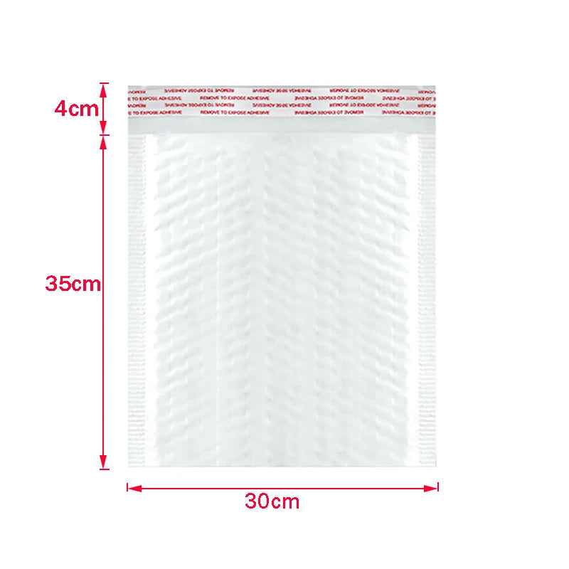 Bulk 50 Shockproof White Foam Envelope Bag Self-sealing Padded Mail Bubble Bag Envelope Shipping Office Packaging Parcel