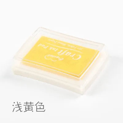1pc 15 Colors Big Ink Pad Stamp Planner Scrapbooking Silicone Stamps Inkpad Diy Diary Greeting Card Making Supplies Inpad