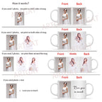 Personalised Your Photo Mug, Custom NAME IMAGE Cup, Customize Coffee Mugs, Tea Cups, Mothers' Day, Fathers' Day Wedding Gift