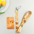 Anime Strap Lanyard for Keys Keychain Badge Holder ID Credit Card Pass Hang Rope Lariat Mobile Phone Charm Accessories