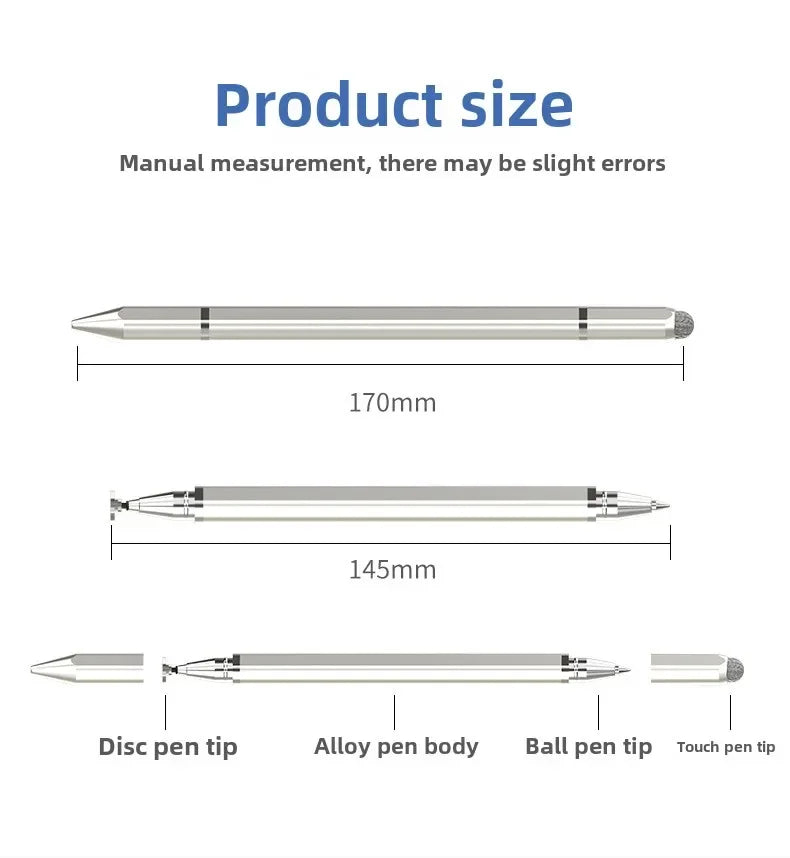 3 in 1 Magnetic Stylus Pen for IOS Android Touch Pen for IPad Samsung Xiaomi Huawei Tablet Smart Phone Drawing Capacitive Pencil