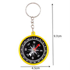 Outdoor Compasses Keychain,Children Mini Compasses Keychain Portable Easy Hanging Key Chains Accessories For School,Outdoors