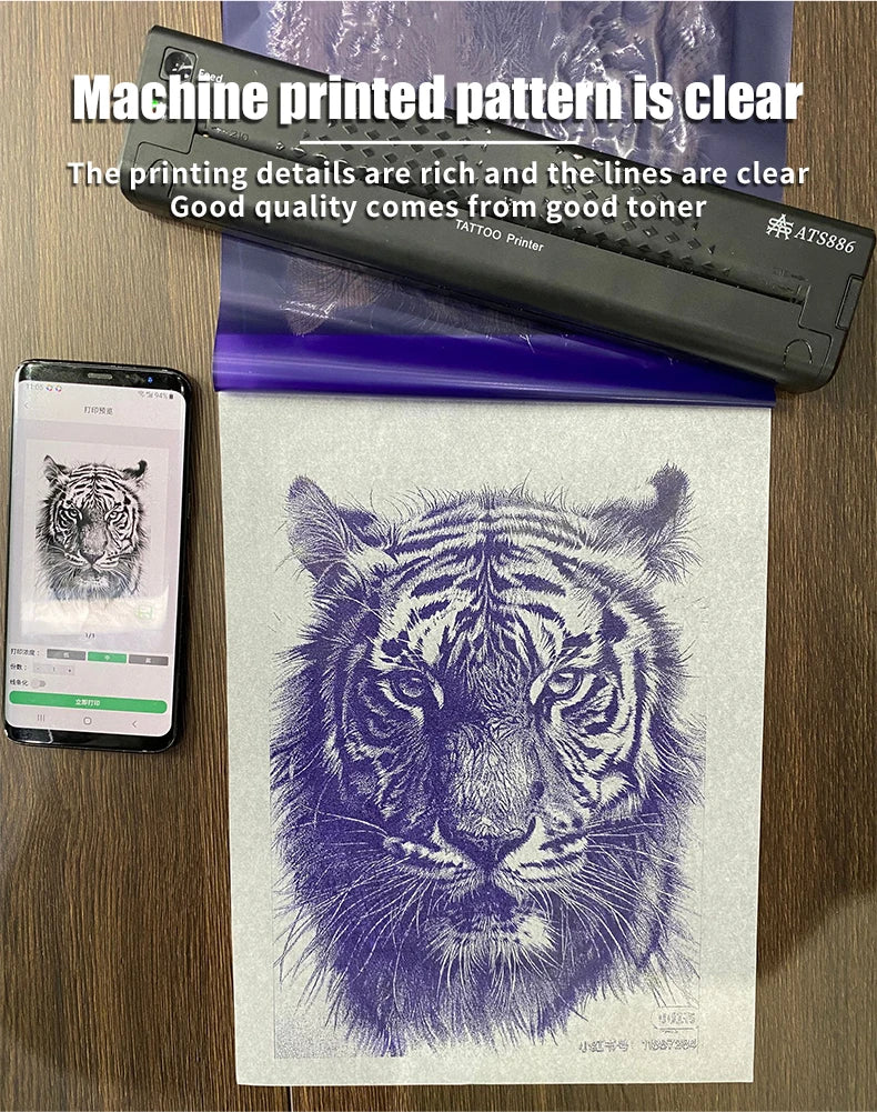 10/30/50/100Pcs Tattoo Transfer Pape A4 Size Stencil Paper Copy Paper Thermal Paper for Tattoo Transfer  Tattoo Supplies