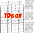 Disposable Plastic Cups with Spoons Transparent  DIY Dessert Cup Pudding Container for Ice Cream Cake Fruit Yogurt Snacks Bowls