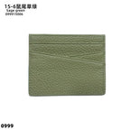 Genuine Leather Card Holder Woman Custom Name Designer Wallet Slim Luxury Card Wallet Man Engrave Initials Business Coin Purse