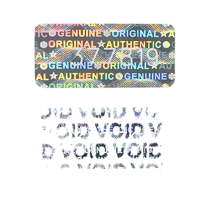 280pcs, Hologram Tamper Proof Stickers，Security Sealing Label ，Warranty Void Sticker， Unique  Serial Number， 20x10mm