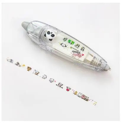 1 pc Kawaii Animals Mechanical Decorative Correction Tape Corrector Diary Diy Journal Art Supplies Gift Accessories School