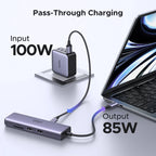UGREEN USB HUB 7-in-1 Type-C to 4K60Hz HDMI SD&TF 5Gbps USB3.0 PD100W for Lapop Macbook Accessories USB Splitter Docking Station