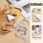 150cmAutomatic Telescopic Tape Measure Body Measuring Tape Sewing Ruler Tools Centimeter Tapes For Body Meter Measure White Tool