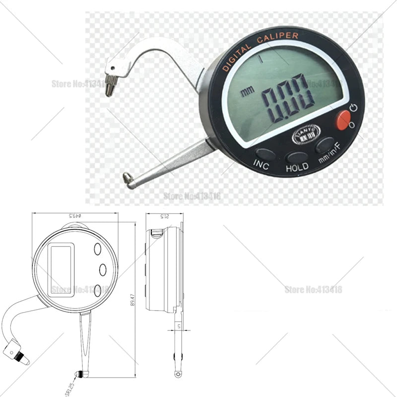 0-6inch 0-8inch External digital caliper 0-150mm. Outside caliper. Caliper gauge sheet Thickness Gauge Power 0.5-8.5Inch