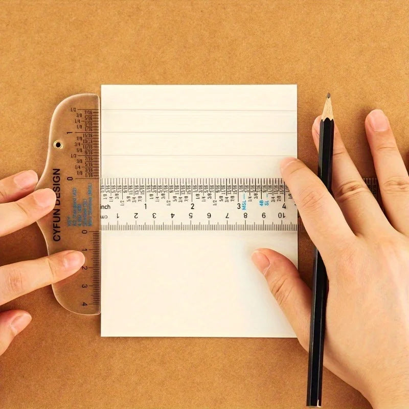 Precision 6 & 12 Acrylic T-Square Ruler – Perfect Alignment Tool for Crafting, Cardmaking, and Scrapbooking