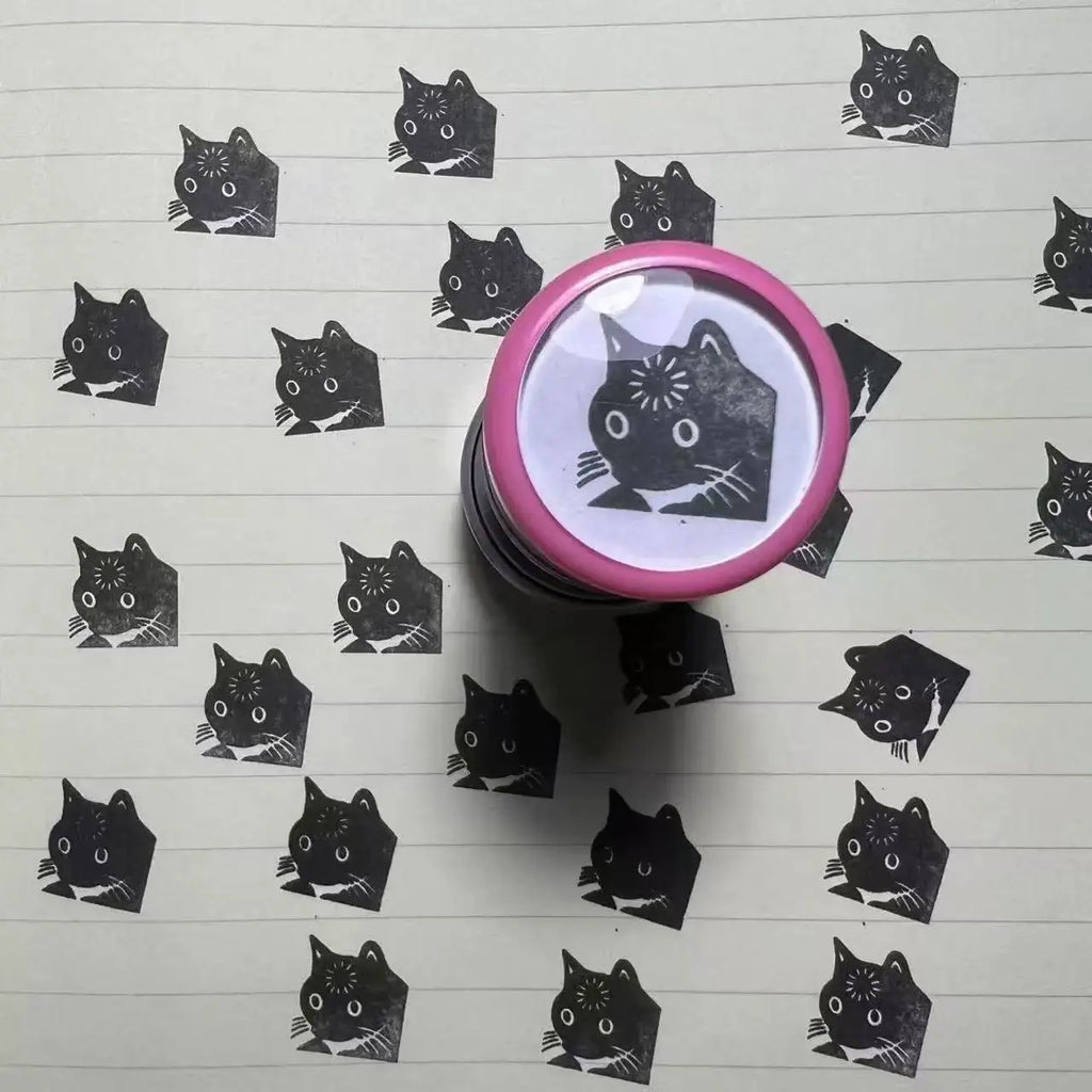 Funny Emoji Stamps Creative Small Round Seals for Students Cute