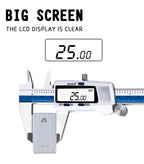 ET52 Stainless Steel 0.01mm High Precision Measure 150mm Digital Caliper mm/inch/Fraction Zero Setting Electronic Caliper