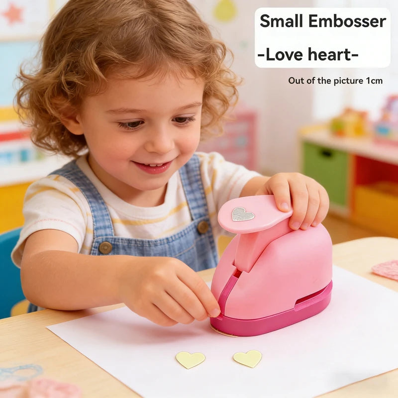 Flower Punch 5×3×4.5cm, Labor-Saving Paper Punch for Kids, DIY Scrapbooking & Embossing Tool for EVA Foam Crafts