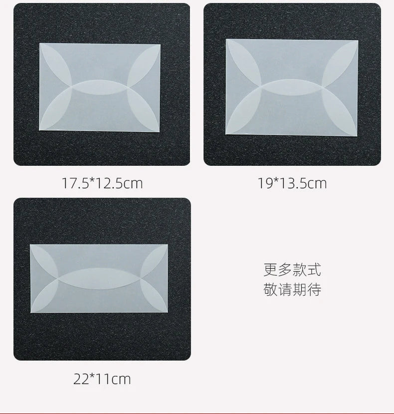 50pcs/lot Blank Translucent Envelope for Invitations Postcards European Giftbox Message Card Letters Business Wedding Envelopes