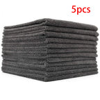 SEAMETAL 3/5/10pcs Car Wash Microfiber Towel Soft Edgeless Car Polishing Cloth Waxing Towel 40X40CM for Car Cleaning Accessories