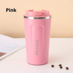 380/510ML Stainless Steel Coffee Mug Portable Tumbler Vacuum Flasks Car Thermal Cup Keeps Cold and Heat Thermal Mug Coffee Cup