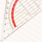 1pcs 15cm Multi-function Square Triangle Scale Engineering Ruler Stationery Office Students Protractor Measurement Rulers