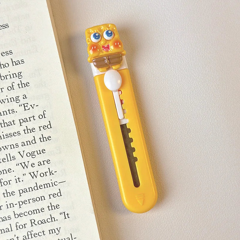 1Pc Creative Art Knife Cute Cartoon Express Delivery Artifact Portable Paper Cutter Hand Account Knife Letter Opener Sword