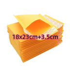 10/50pcs 18x23cm Meduim Thick Shipping Envelopes with Packaing Yellow Waterproof Paper Bubble Mailers Mailing Bags Packing