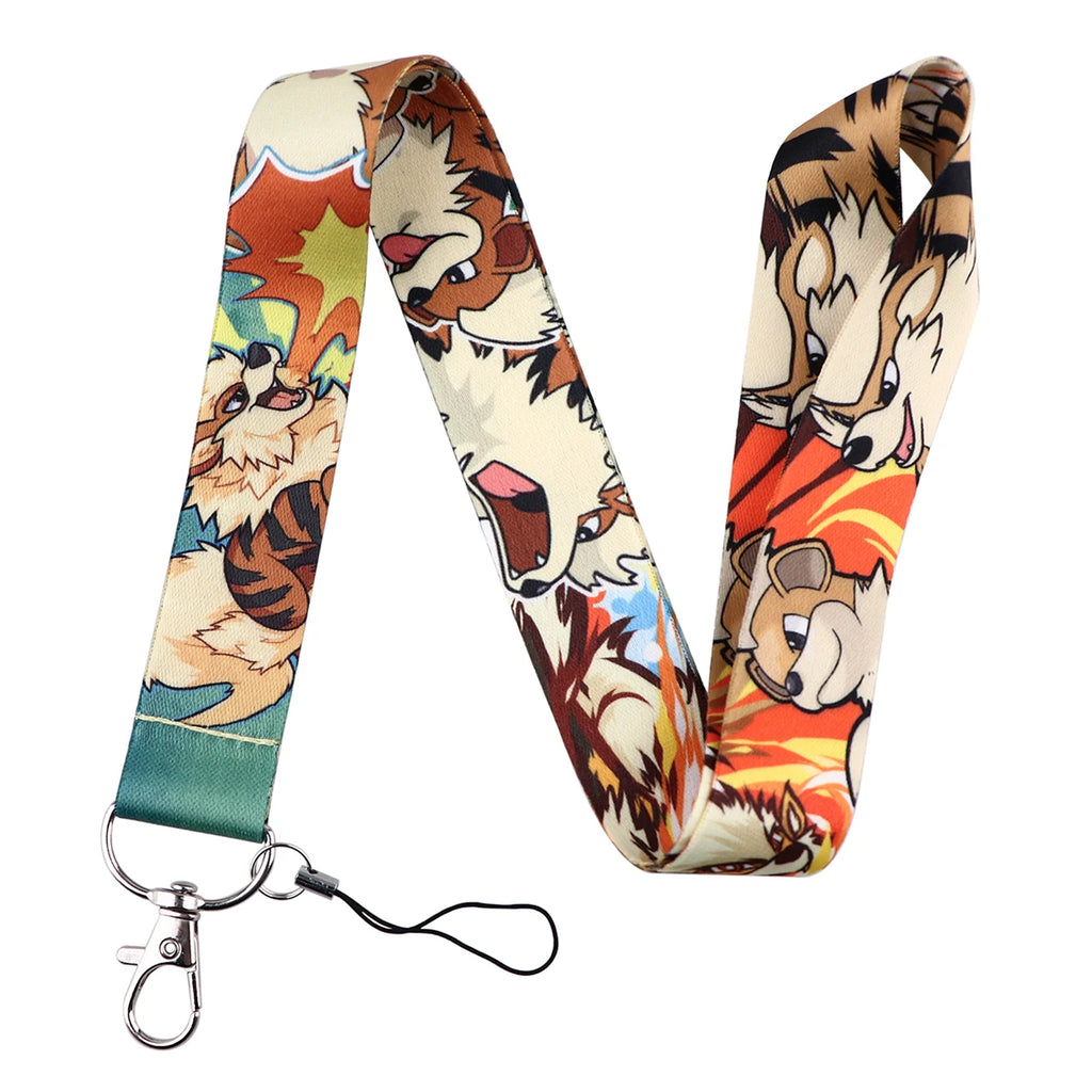 Cute Anime Lanyards For Key Neck Strap Lanyards ID Badge Holder Keychain Key Holder Hang Rope Keyrings Accessories Gifts