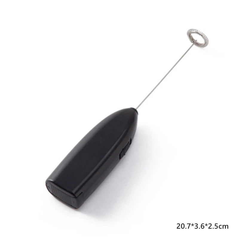 Handheld Electric Egg Beater Mini Battery Powered Milk Frother Coffee Drink Mixer Milk Foamer Kitchen Tools