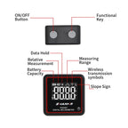 SHANHR Small Digital Level Rechargeable Protractor Inclinometer Digital Angle Finder Angle Measuring Tools
