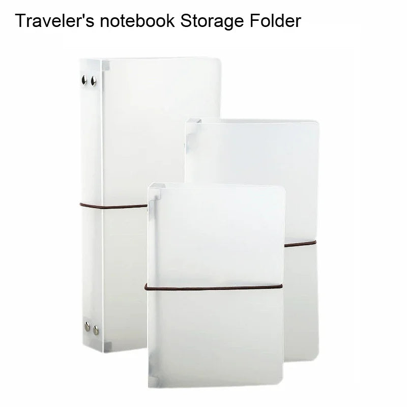 Travelers Notebook Journal Inset Refill Storage Book for Travelers Planner Inner Page Filler Papers PVC Cover Vintage Stationery
