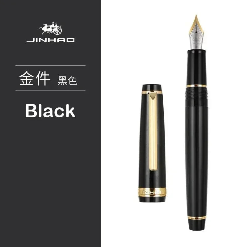 Jinhao 82 Fountain Pen Luxury Acrylic Ink Pen Spin  EF F M Nib Elegante Business Office School Supplies Writing Pen Stationery
