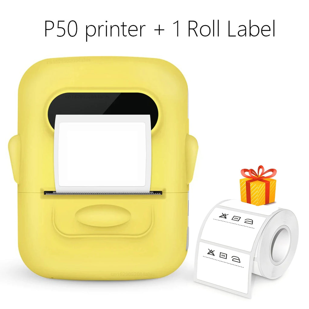Marklife Thermal Label Printer P50 Protable Bluetooth Wireless Self-Adhesive Printer Tag Price Machine for Office School Kitchen