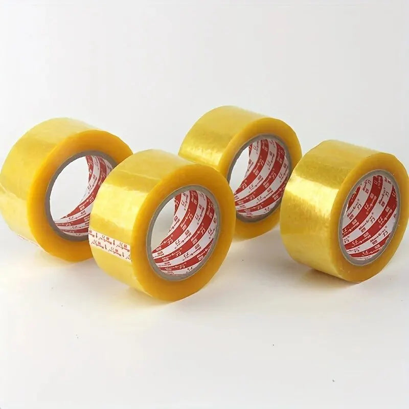 10/1 Pcs Transparent Yellow Transparent White Tape for Express Packaging of Large Rolls and Thick Box Sealing Yellow Tape
