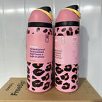Stainless Steel Water Bottle 32oz Vacuum Insulated Water Bottle with Straw & Leak-Proof Lid Portable Handheld Vacuum Flasks