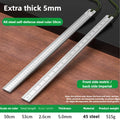 Portable Stainless Steel Metal Straight Ruler Precision Double Sided Precision Measuring Tool Scale Metric Ruler Accessories