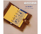 Binder Storage ruler vintage loose-leaf Notebook inner page index divider bookmark DIY accessory flexible ruler