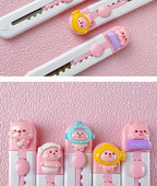 1pc Mini Portable Art Knife Students Use Envelope Opener Cute Cartoon Paper Cutter Office Stationery Express Unpacking Device