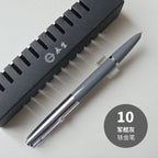 NEW Wingsung 601 Press Piston Fountain Pen Iridium EF/F Nib Steel Cap Vacumatic Resin Ink Pen School Stationery Office Supplies