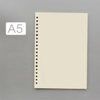 PLRBOK 50 Sheets 100 Pages A5 B5 A4 Loose Leaf Paper Binder Inner Pages 20/26/30 Holes Office Accessories Notebook Stationery