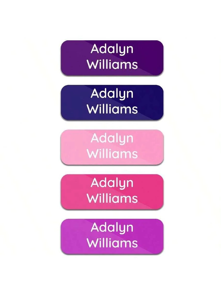 Custom Waterproof Kids' Daycare Labels (120 Pcs) - Personalized Tags for Clothes, Bottles, Backpacks & School Supplies