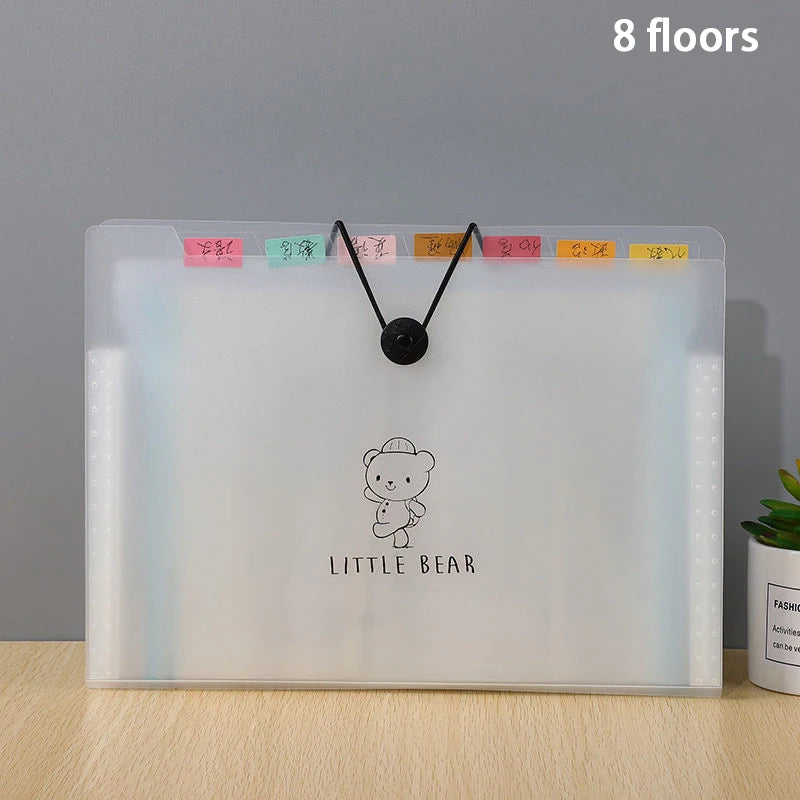 ♥A4 Multi-layer Student Insert Exam Organizer, Accordion Folder For Subject Classification, Exam File Storage Bag