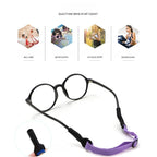 1/5pcs Change Size Sport Eyewear Strap Non Slip Anti Drop Fixer Glasses Cord Elastic Silicone Rope for Kid Adults Glasses Strap