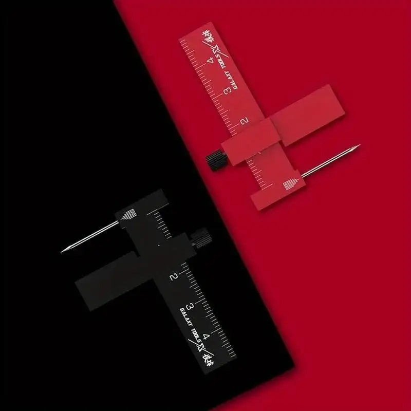 1PC Carving Ruler Mini T Square Isometric Parallel Marker Model Assistant Tool Needle