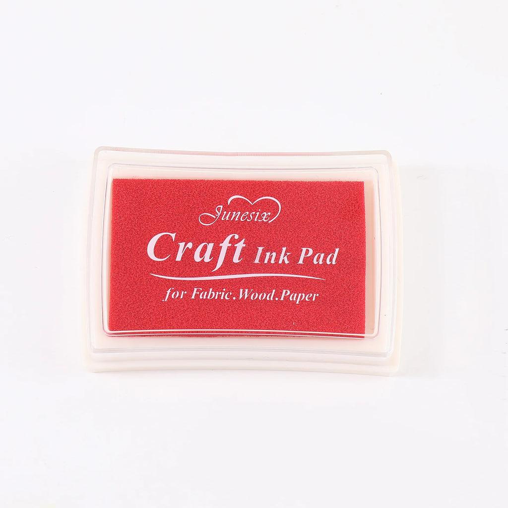 Ink Pad Ink Stamp Pad for DIY Craft Rubber Self Inking Roller Stamps Stationery Album for Scrapbooking Paper Decoration