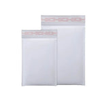 10pcs Small White Kraft Paper Bubble Envelope Shipping Bag Paper Packaging Express Bag Padded Shipping Envelopes With Bubble