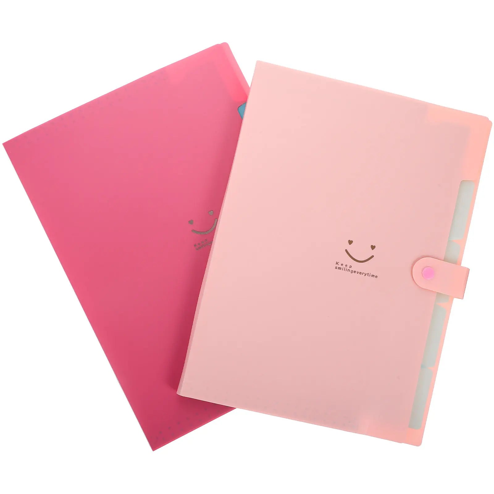 2Pcs File Folder Organizer Bright Color Expanding Accordion Filing Folder for Office School Home Document Storage