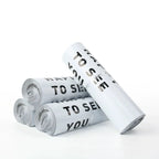 20Pcs/Pack White Color Thicken Express Bag THANKS Printing Waterproof Clothing Parcel Packaging Bags Envelope Courier Pouch