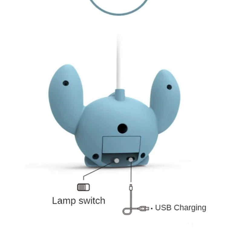 !!Night Light, Anime Cartoon Desk Lamp, Foldable Pencil Sharpener, Eye Protection Desk Lamp, USB Charging, Kids Christmas Gift