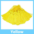100pcs/Pack 13cm Tassel Silk Fringe Silky Floss Bookmark Tassels Mini Tassels for DIY Craft Jewelry Making Souvenir Bookmarks