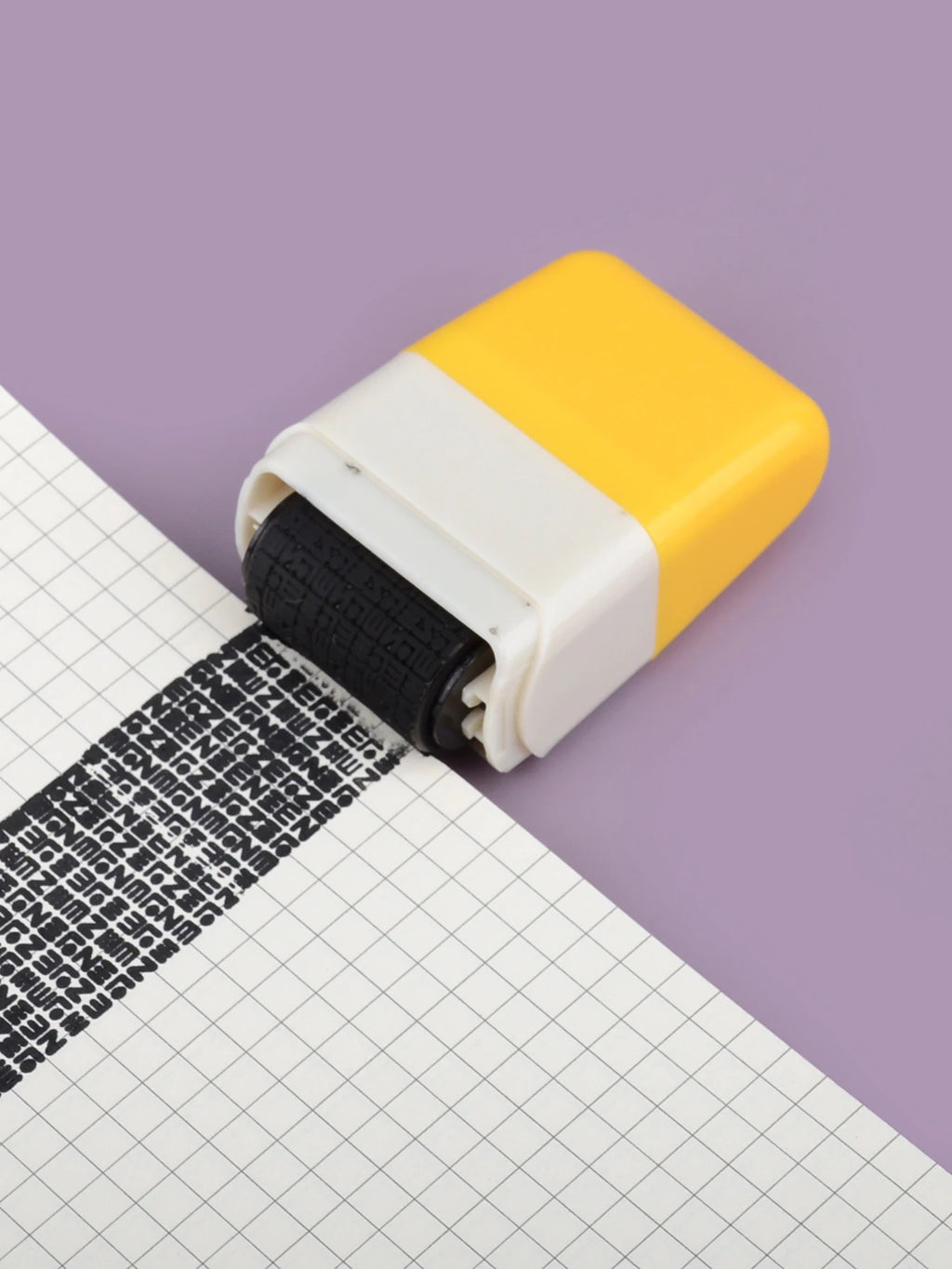Retro Portable Confidential Stamp, Used for Privacy Personal Information Shielder Anti-Leak Stamp, School Supplies