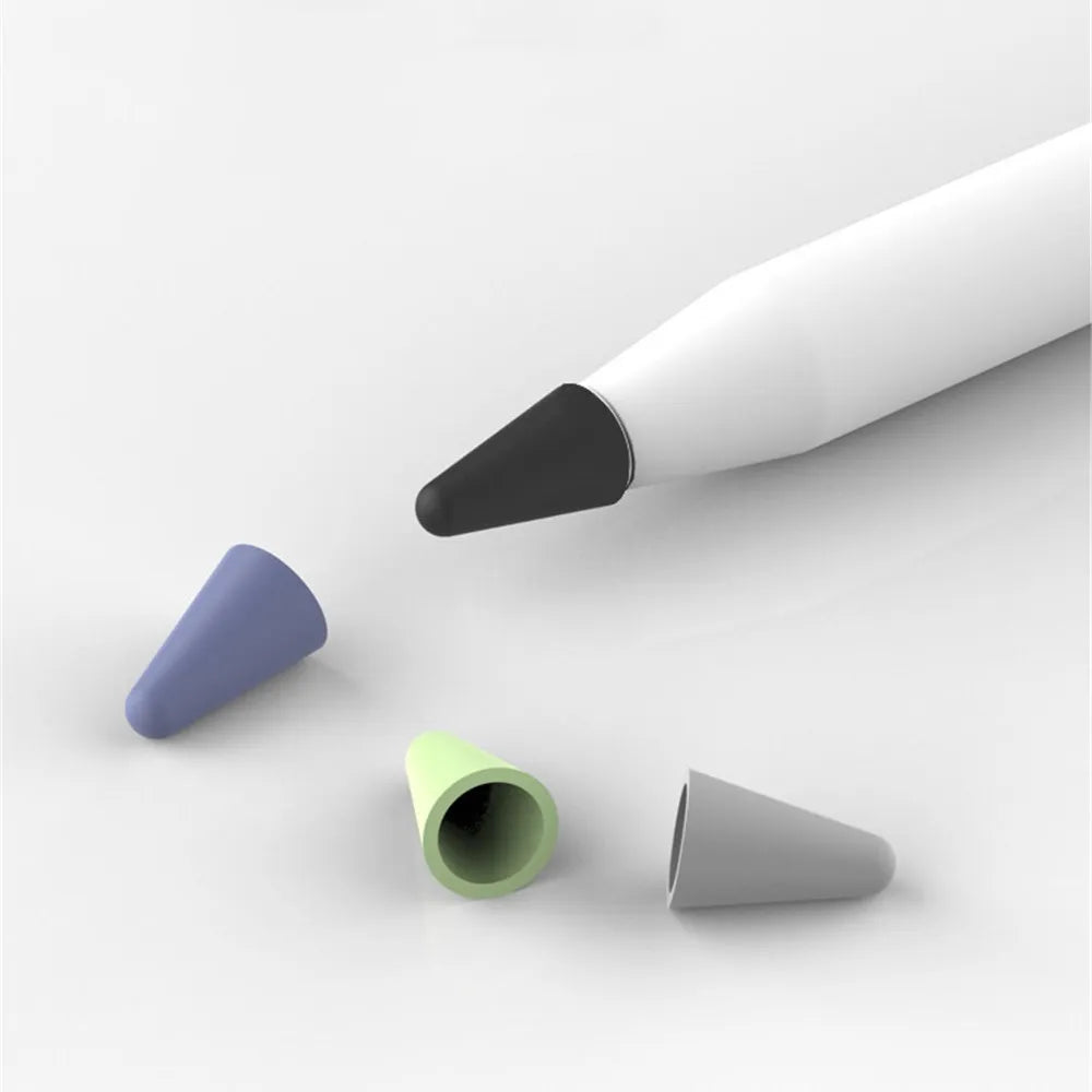 8pcs Soft Silicone Nib Cover For Apple Pencil 1 2 Tip Case Sleeve For Apple Pencil 1st 2nd Gen Touchscreen Stylus Pen Nib Case